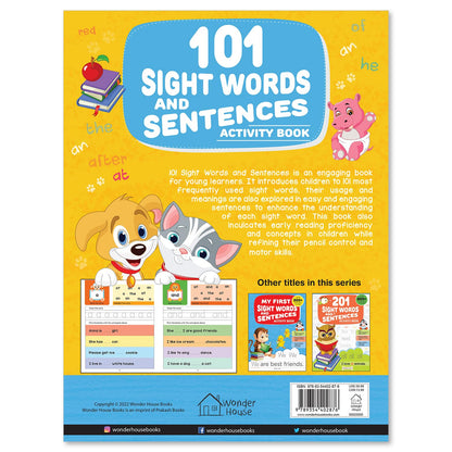 101 Sight Words and Sentences: Activity Book for Children | 400+ Sentences to Read and Practice | Ages 4–7 | Build Early Reading Fluency with Fun Exercises