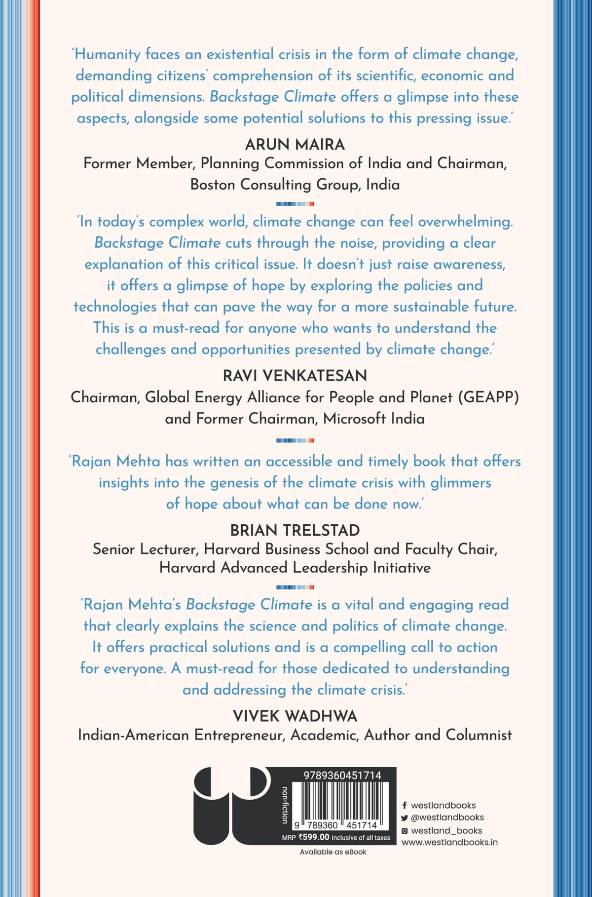 Backstage Climate: The Science and Politics Behind Climate Change