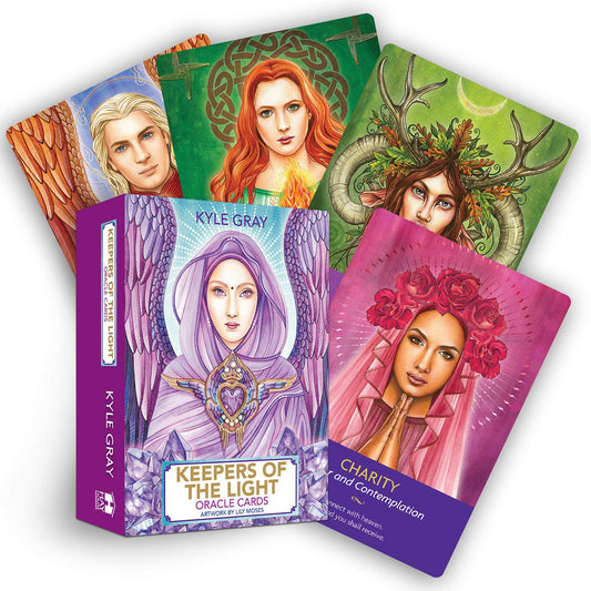 Keepers of the Light Oracle Cards by Kyle Gray book cover