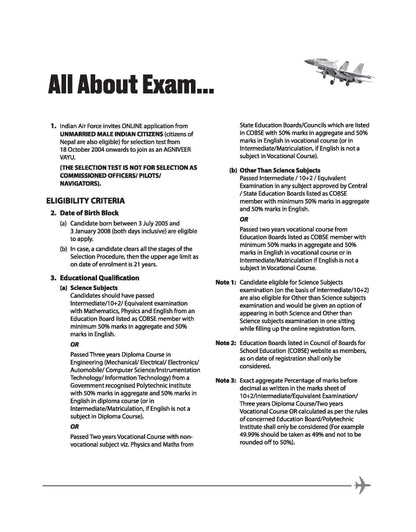 Arihant Indian Air Force Agniveer Vayu (Phase 1) Online Exam 2026 | Group X Science (Physics, Mathematics, English) | Previous Year Papers, Topicwise Theory & 5+ Mock Tests
