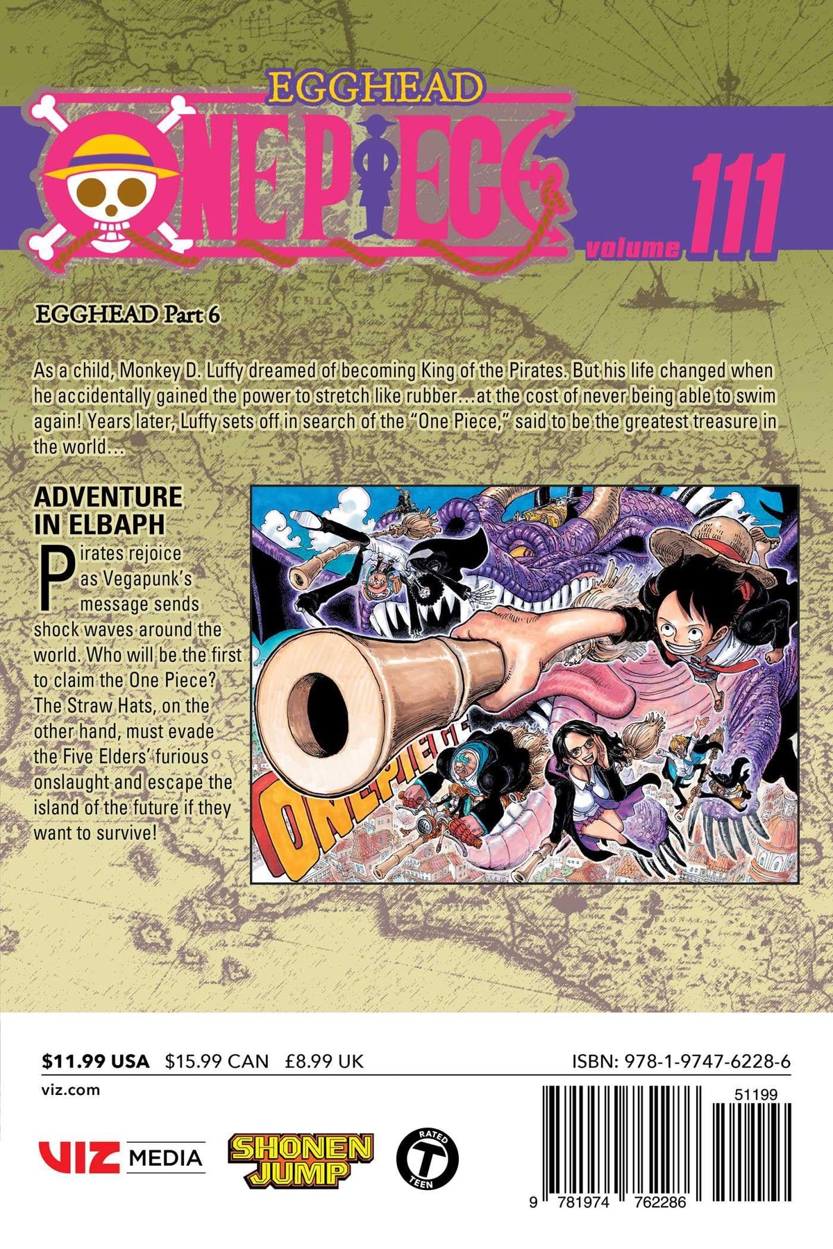 One Piece 111: Volume 111 (A Man Who Defies the World of BL)