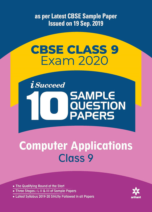 10 Sample Question Papers Foundation of Information Technology Class 9 CBSE 2019-2020 book cover