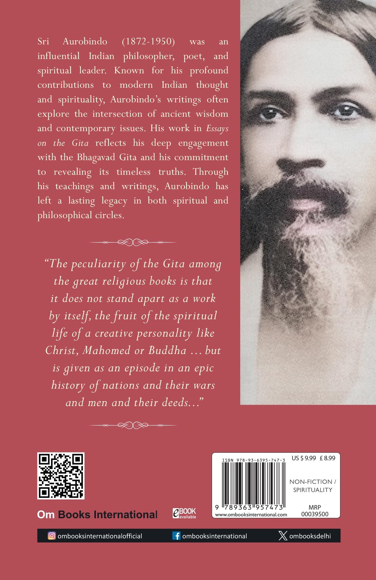 Essays on the Gita: The Original Classic Literature – Sri Aurobindo’s Vision of Yoga, Action and Divine Knowledge | Indian Spiritual Philosophy | ... Teachings | Masterpiece of Indian Thought