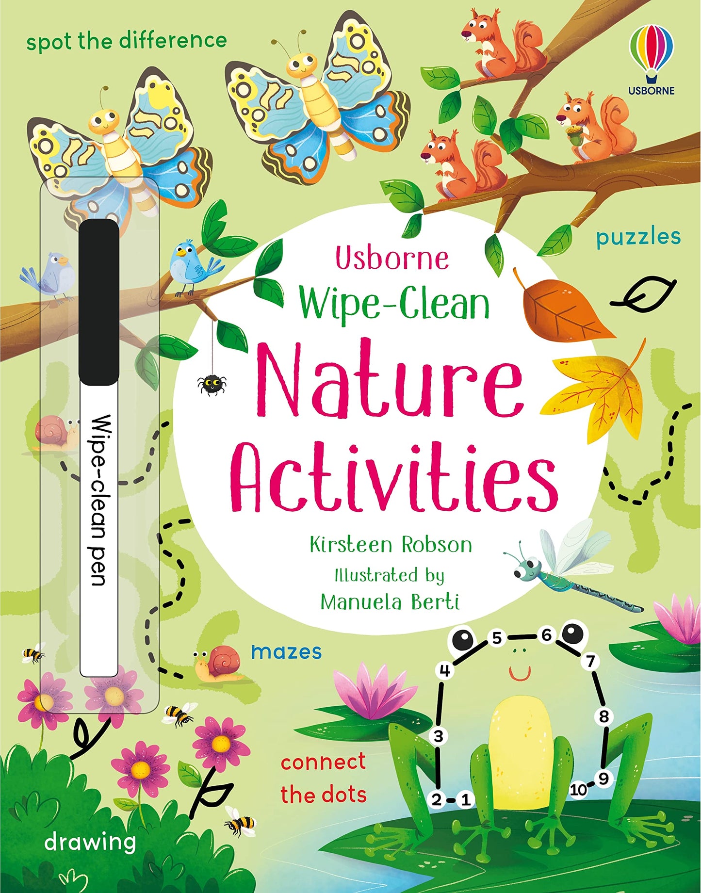 WIPE-CLIEAN NATURE ACTIVITIES book cover