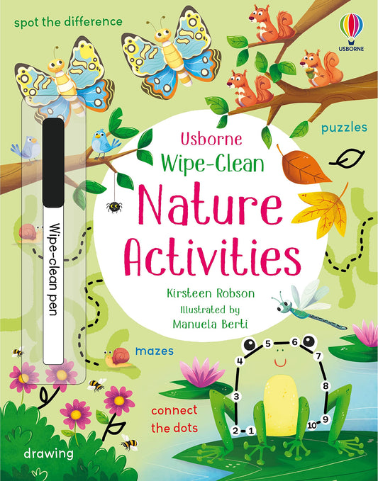 WIPE-CLIEAN NATURE ACTIVITIES book cover