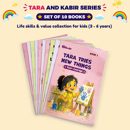 Kidureka The Tara & Kabir Story + Activity Series |10 Interactive Learning Books for Kids | Perfect for Ages 3–5 Years