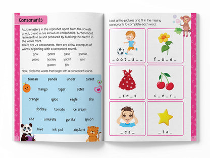 Spelling Time- Activitiy Workbook For Kids (Ages 6-8) I Vocublary Building I Writing Practice I Screen Free Time Of 2.5 Hours