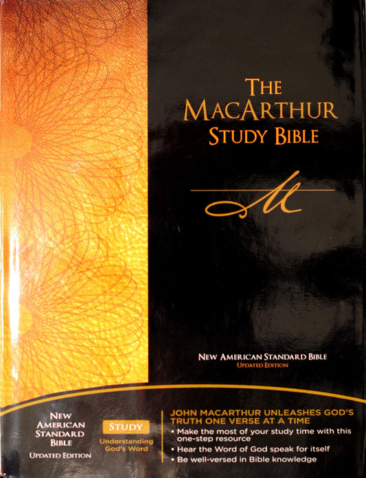 MacArthur Study Bible-NASB-Signature book cover