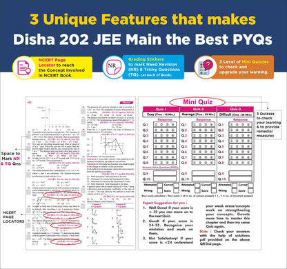 Disha Errorless 202 Physics Chapter-wise & Topic-wise 25 Year JEE Main Previous Year Solved Papers (2026 - 2002) 10th Edn | 100% New Syllabus JEE MAINS PYQ Book with Detailed Solutions | For 2027 Exam