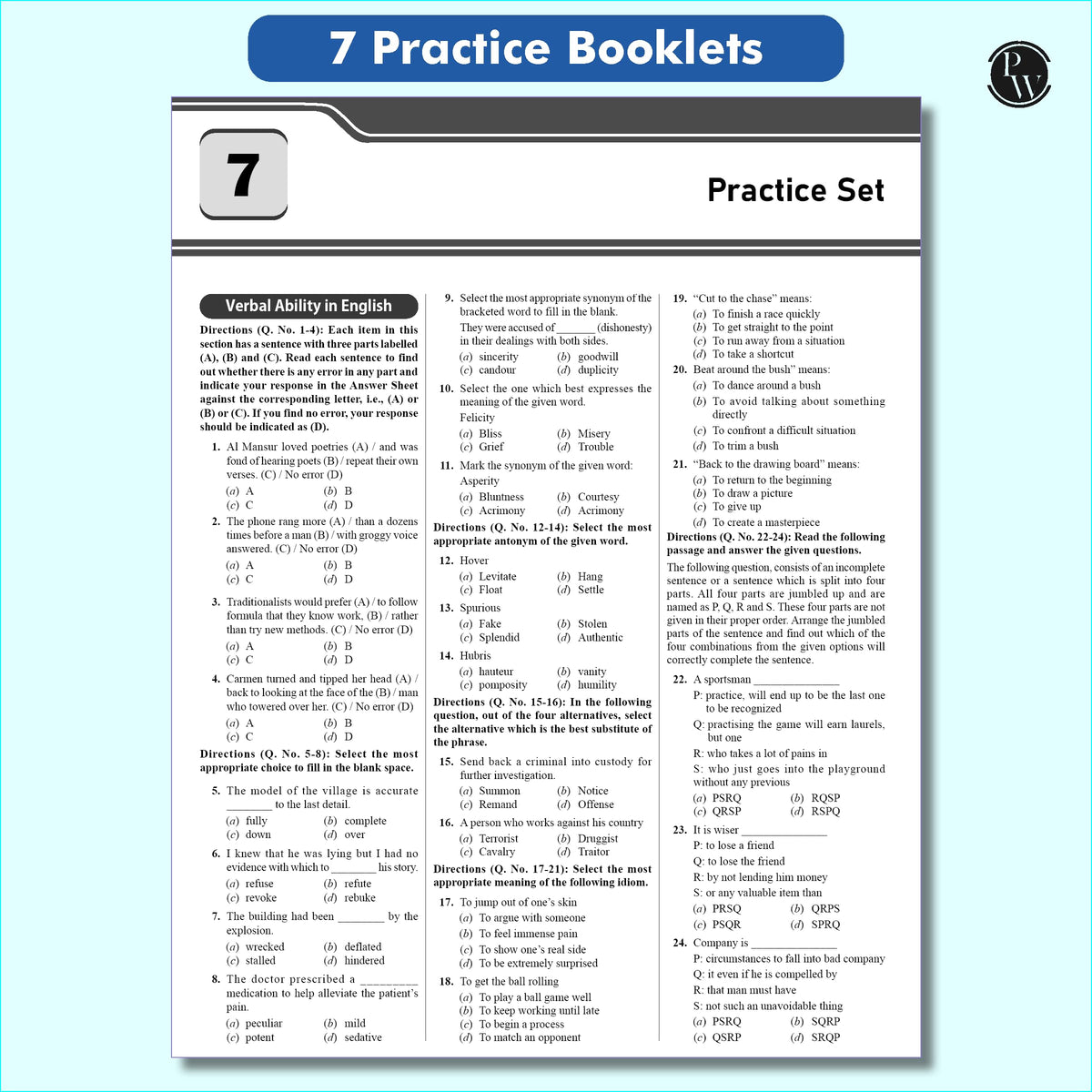 PW 30 AFCAT Previous Years' Solved Papers (2025 - 2011) with August 2025 Paper For Flying, Technical & Ground Duty (Non-Technical) Branches 2026 Exam | PYQs | 10 Practice Sets