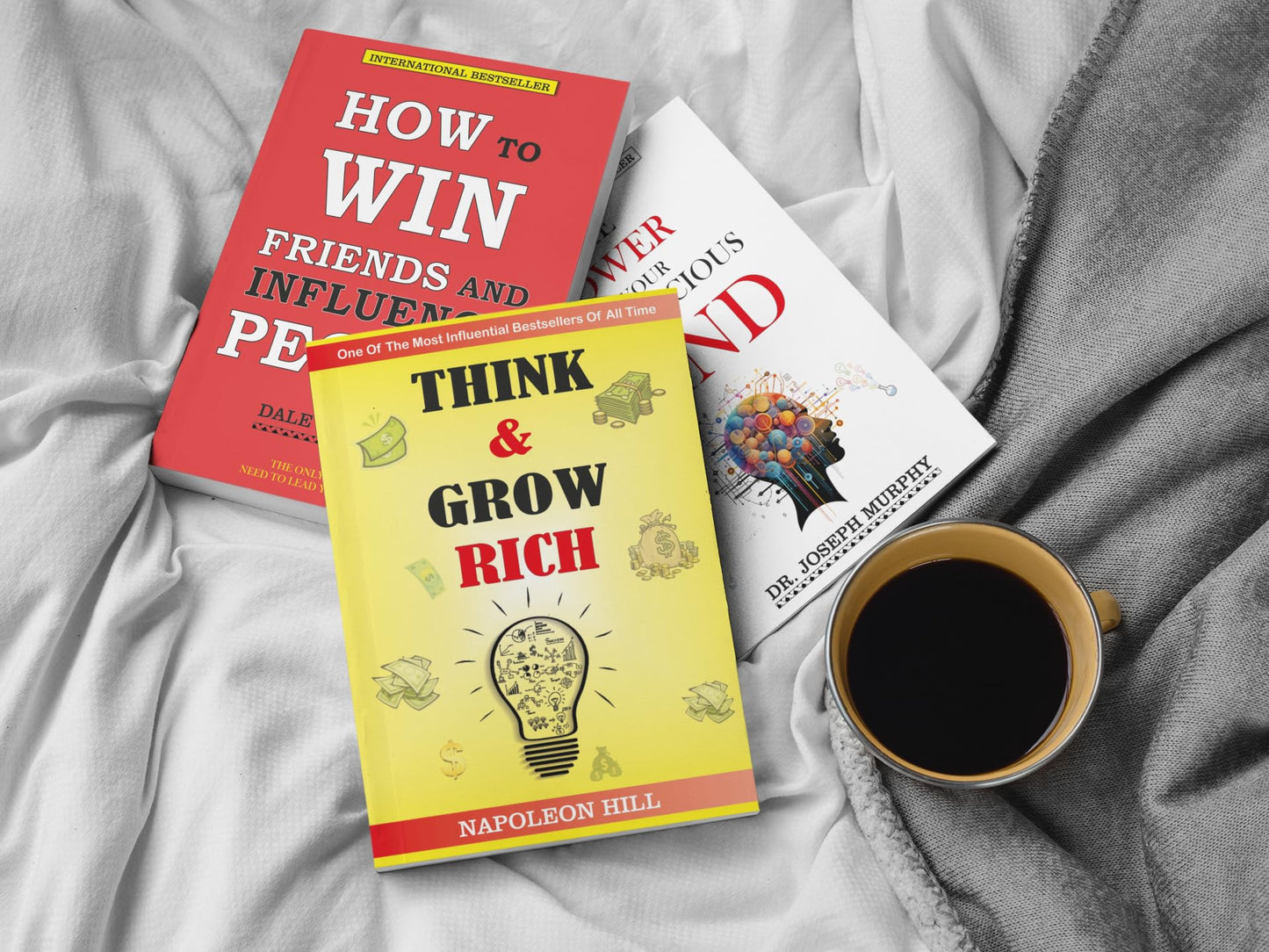 How to Win Friends & influence People | The power of your Subconscious mind | Think and grow Rich (Combo of 3 Books)