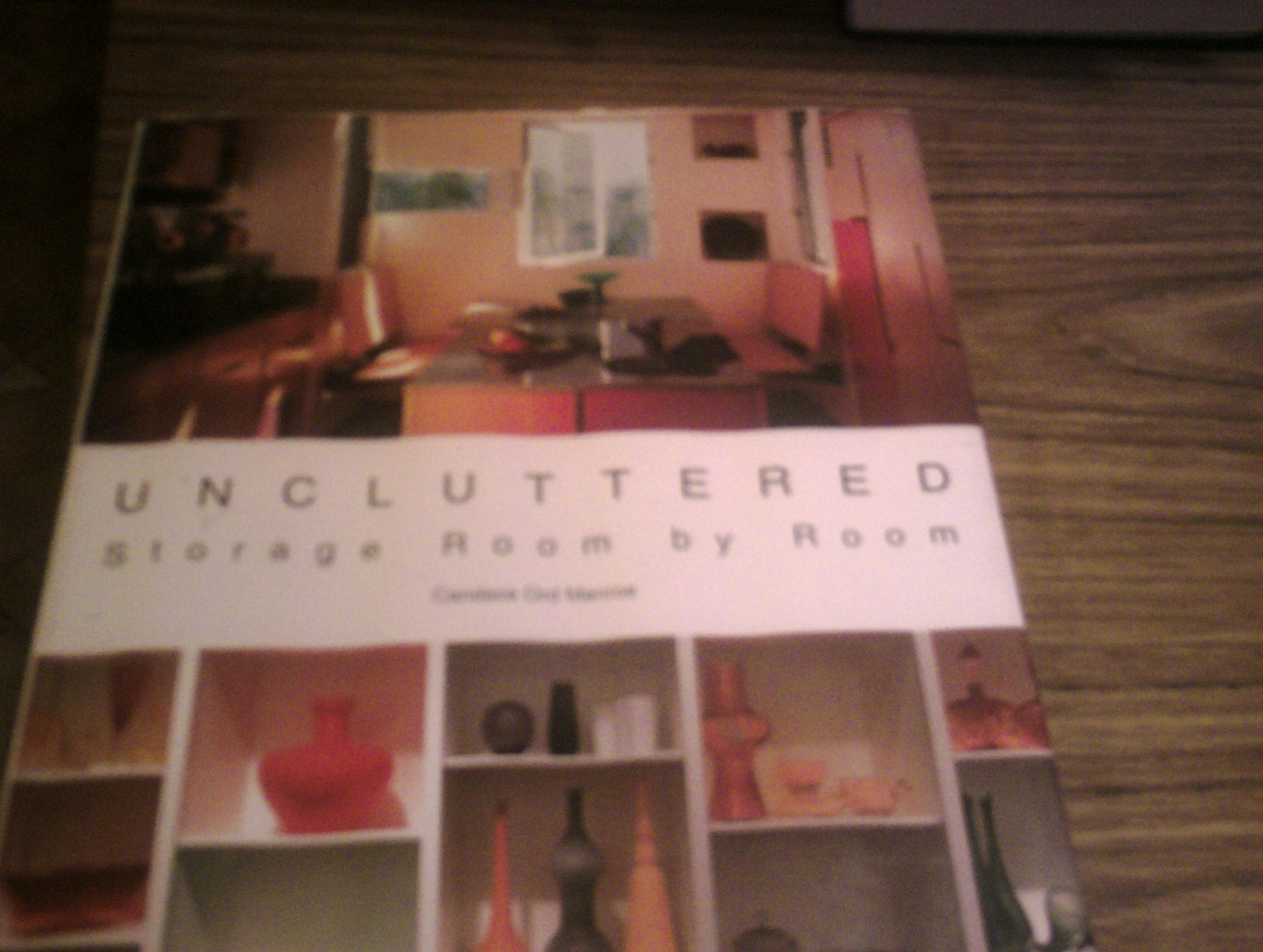 Uncluttered book cover