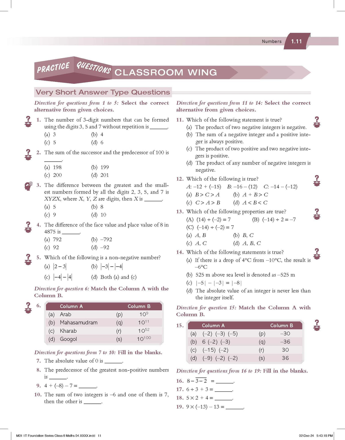 Pearson IIT Foundation'25 Mathematics Class 6 | For JEE, NTSE & Olympiad Exams | As per CBSE, ICSE & State Curriculums | Free acess to 11 Online Assessments, 55 Video Solutions & Interactive Tests via Pearson MyInsights & elibrary | 7th edition