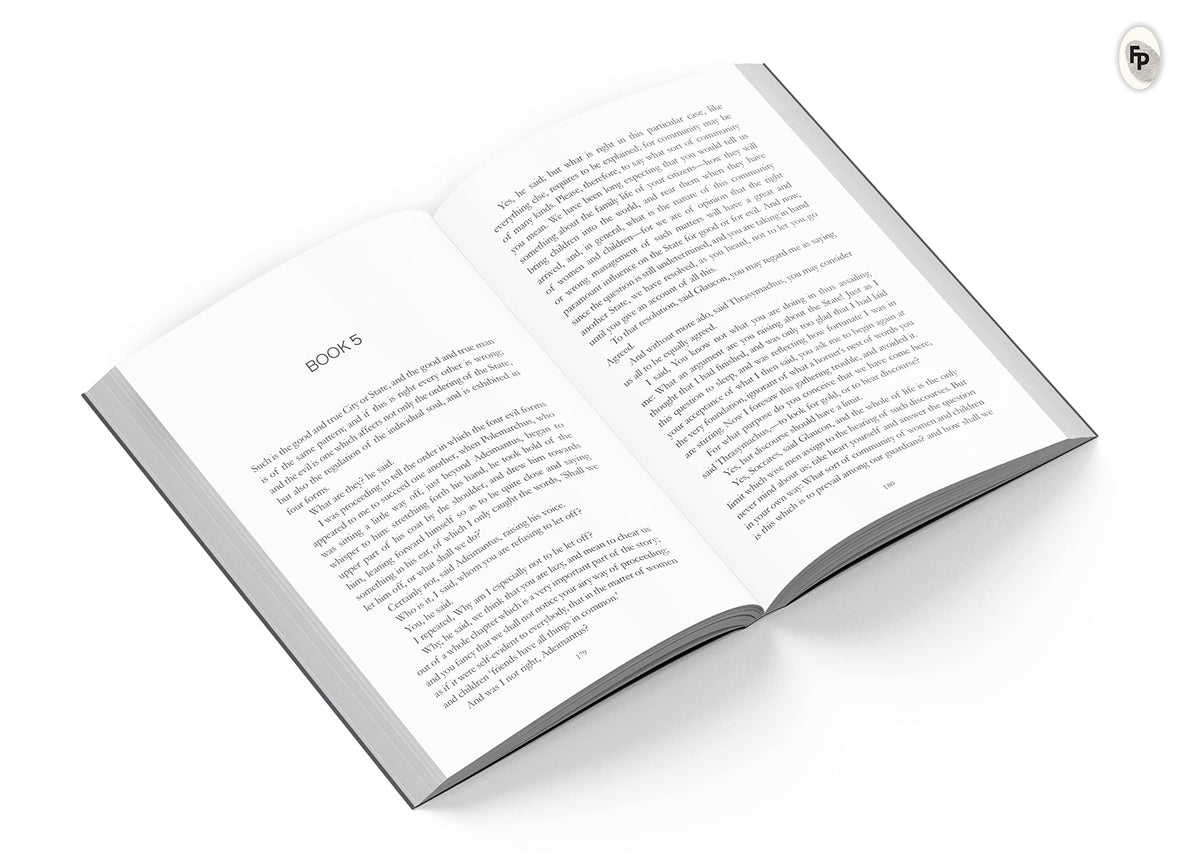 The Republic By Plato | Original Classic | Greek Philosophy Book | Political Theory | Society & Morality | Socratic Dialogue | Ideal State | Virtue & Justice | Ethical Inquiry | Premium Paperback