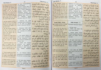 The Holy Quran with Kanzul Iman in Roman Script [Hardcover] Translated by Imam Ahmad Raza Khan