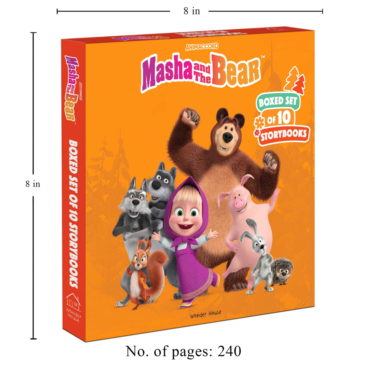 Masha and The Bear Story Books (Set of 10 Story Books): Boxed Set