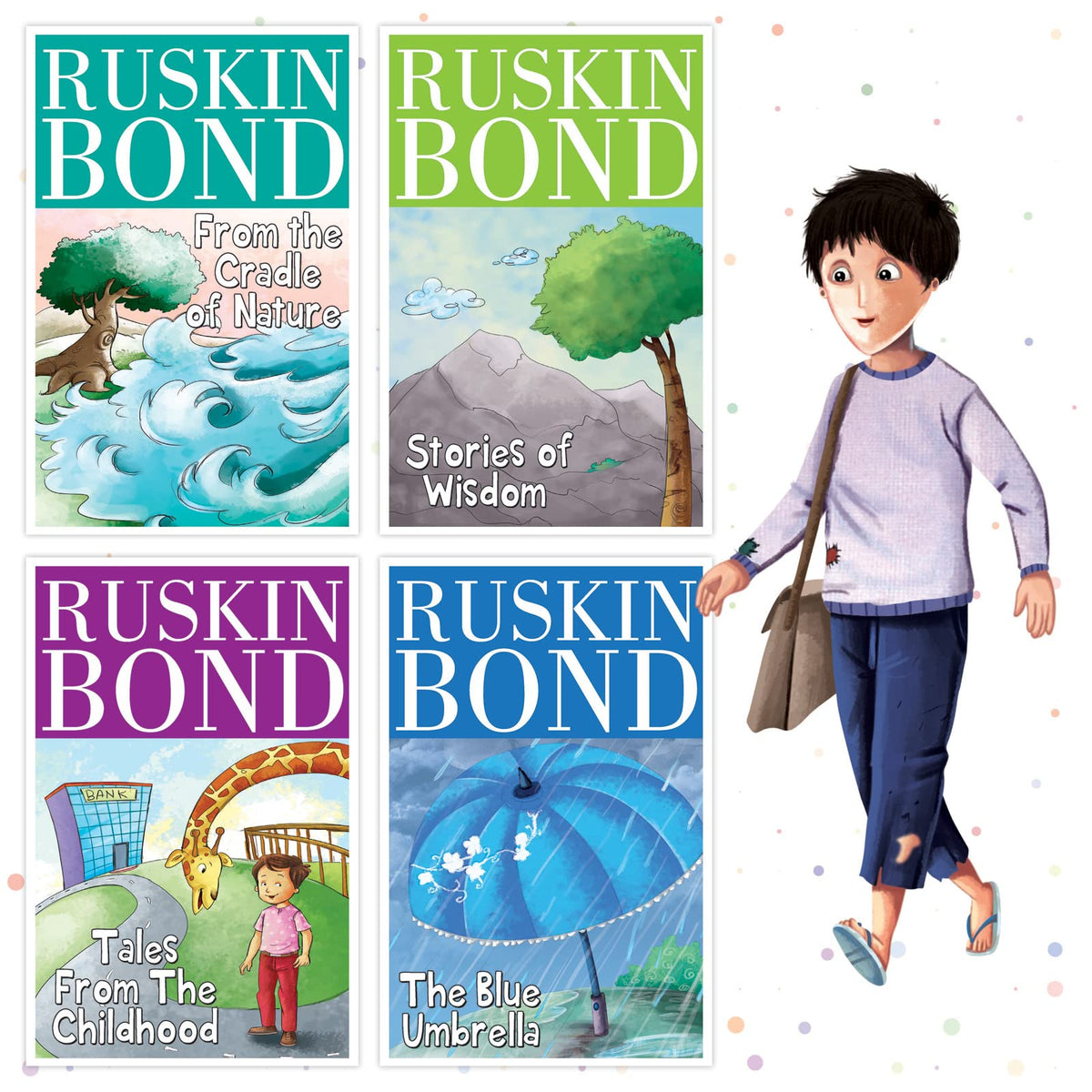 Ruskin Bond - Best Selling Children Story Books Collection (Set of 4 Books)