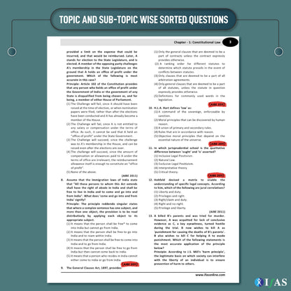 AIBE Exam Books 2026 | 16 Previous Question Paper Solved (2011–2026) with Detailed Solutions | Topic wise AIBE PYQ Book for All India Bar Examination | Two Brothers Publication