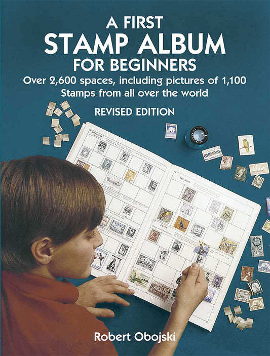 A First Stamp Album for Beginners (Dover Childrens Activity Books) book cover