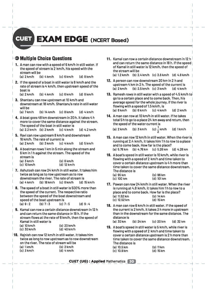Arihant CUET UG 2026 Applied Mathematics Chapterwise Notes & Question Bank | Based on NTA Test Pattern | 1000+ NCERT-Based MCQs, Mind Maps, Formula ... 2025 Solved Paper & Online Digital Support