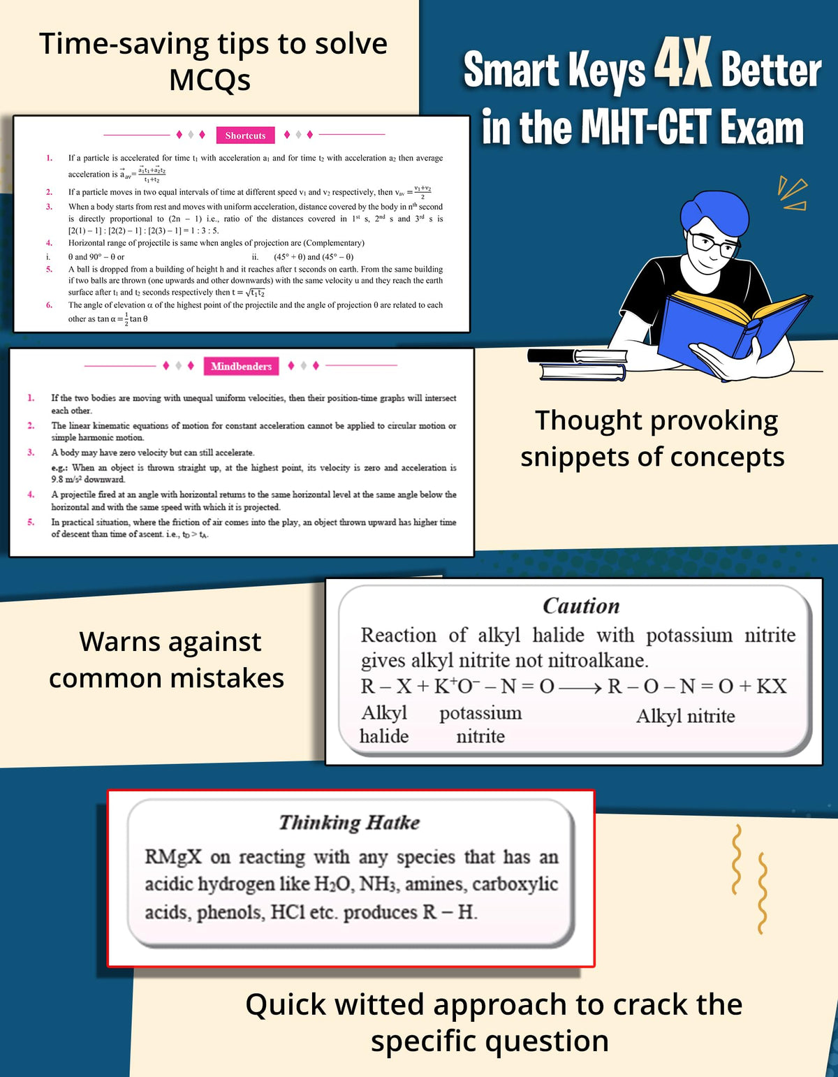 MHT CET Previous Years Questions Papers for 2027 Exam | MHTCET Physics Chemistry Maths 23+ Years PSP 13000+ MCQs | MHTCET Solved Papers 1999-2026 | Includes Study Techniques (Exam Experts)