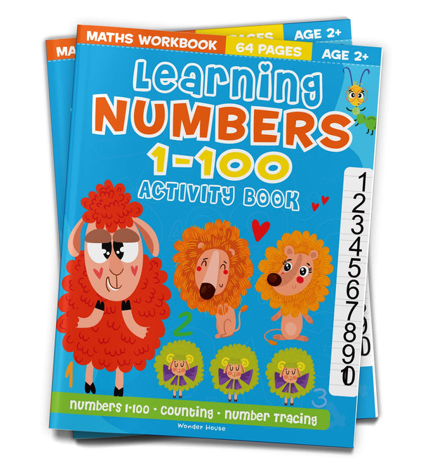 Learning Numbers 1-100 Activity Book: Fun Early Learning and Interactive Book for Children