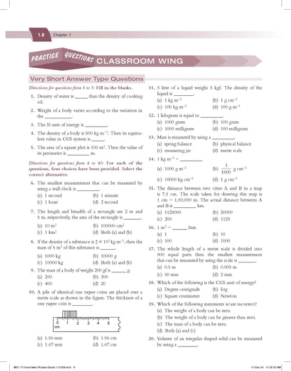 Pearson IIT Foundation'25 Physics Class 7 | For JEE, NTSE & Olympiad Exams | As per CBSE, ICSE & State Curriculums | Free acess to 8 Online Assessments, 39 Video Solutions & Interactive Tests via Pearson MyInsights & elibrary | 12th edition