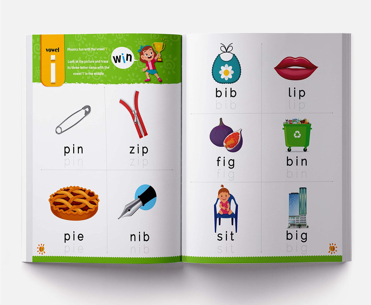 My First 3-Letter Words: Tracing and Activity Book for Kids | Learn to Read, Write & Recognize Words | Ages 3–5 | Early Literacy Made Fun