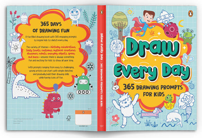 Draw Everyday: Book of Daily Doodles for Kids
