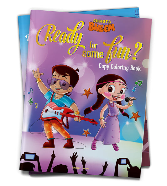 Chhota Bheem - Ready For Some Fun: Copy Coloring Book For Kids book cover