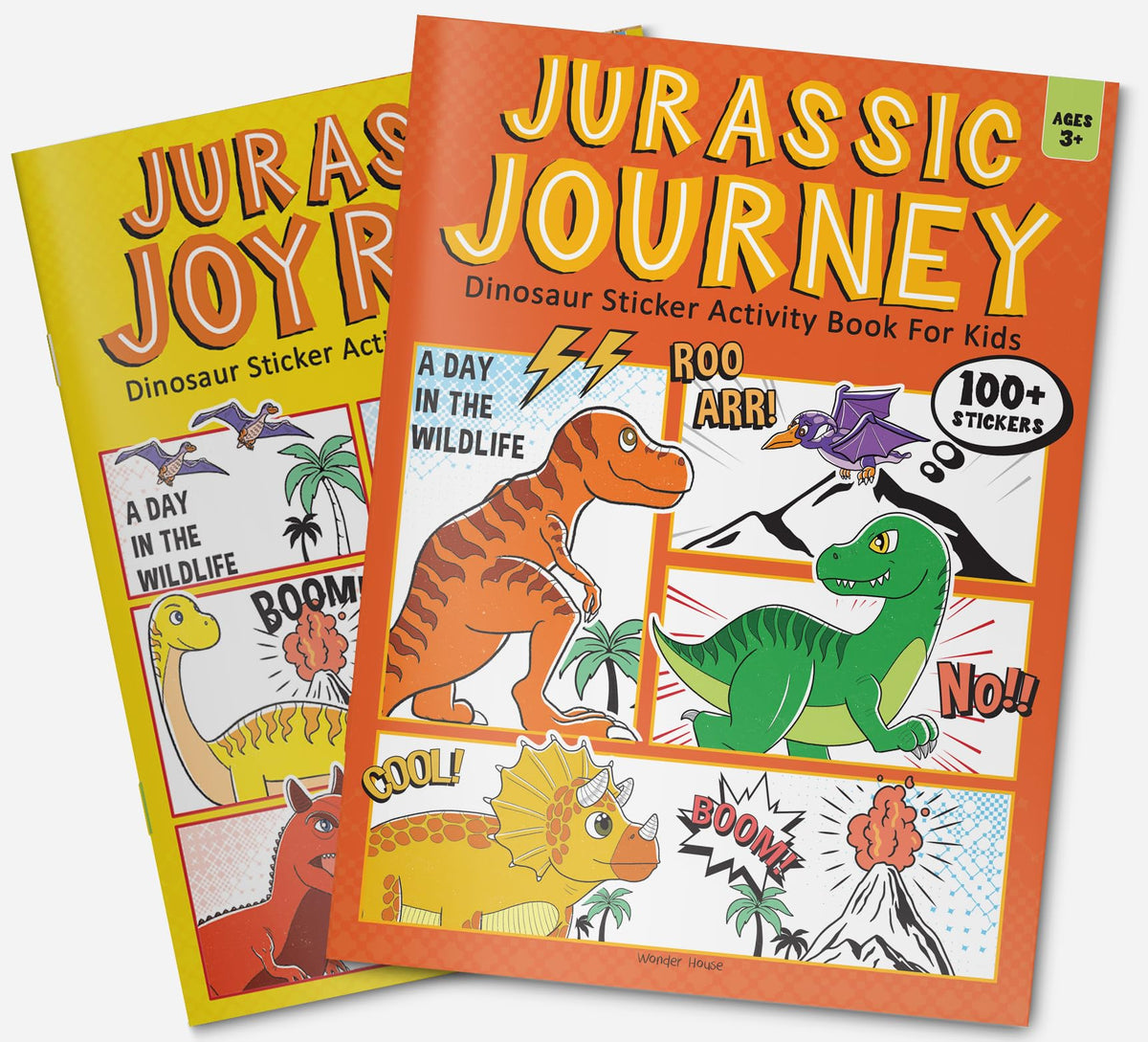Jurassic Journey - Dinosaur Sticker Activity Book For Kids