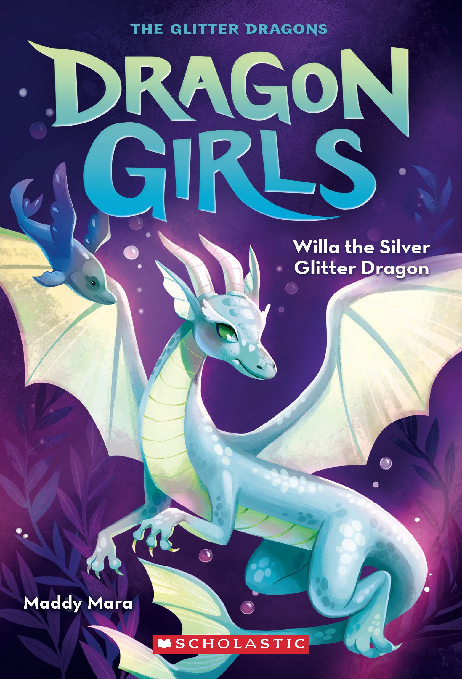 DRAGON GIRLS #2: WILLA THE SILVER GLITTER DRAGON book cover