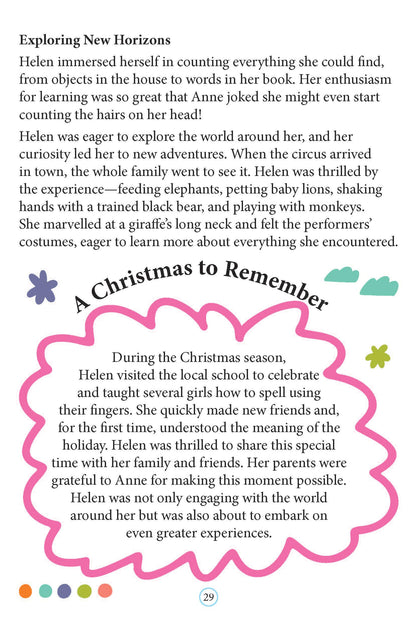 Helen Keller Biography for Kids Age 6–12 Years – Inspiring Illustrated Biography Book from Icons of Inspiration Series | Teaches Resilience, Courage & the Power of Determination