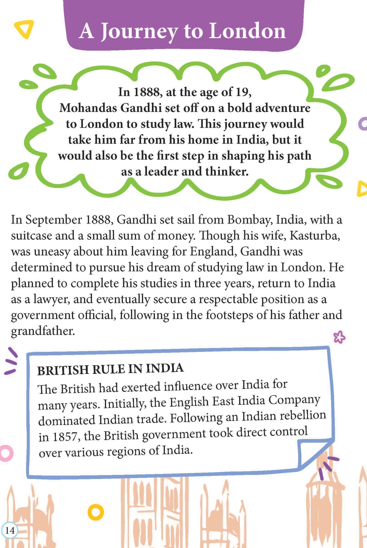 Mahatma Gandhi Biography for Kids Age 6–12 Years – Inspiring Illustrated Biography Book from Icons of Inspiration Series | Learn About Non-Violence, Truth & Courage