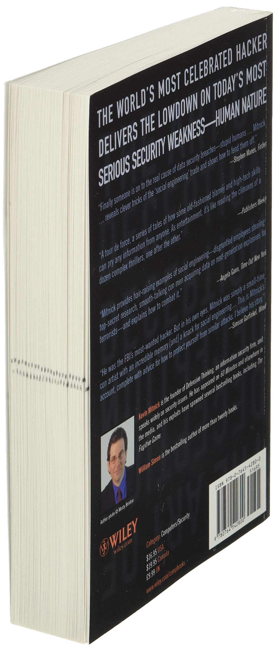 Wiley Paper The Art Of Deception: Controlling The Human Element Of Security, 15.2 Cm