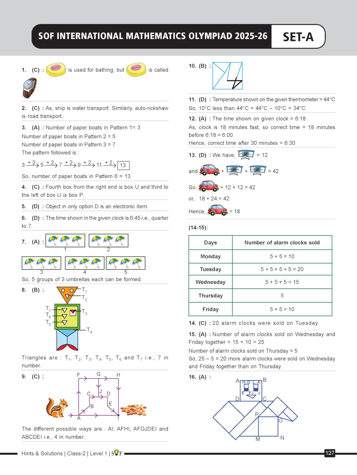 MTG IMO Olympiad 10 Previous Years Papers Class 2 Mathematics (2025-2021 Set A & B) - Model Test Papers with 24 Sample OMR Sheets | PYQ Book For SOF Olympiad 2026-27 Exam