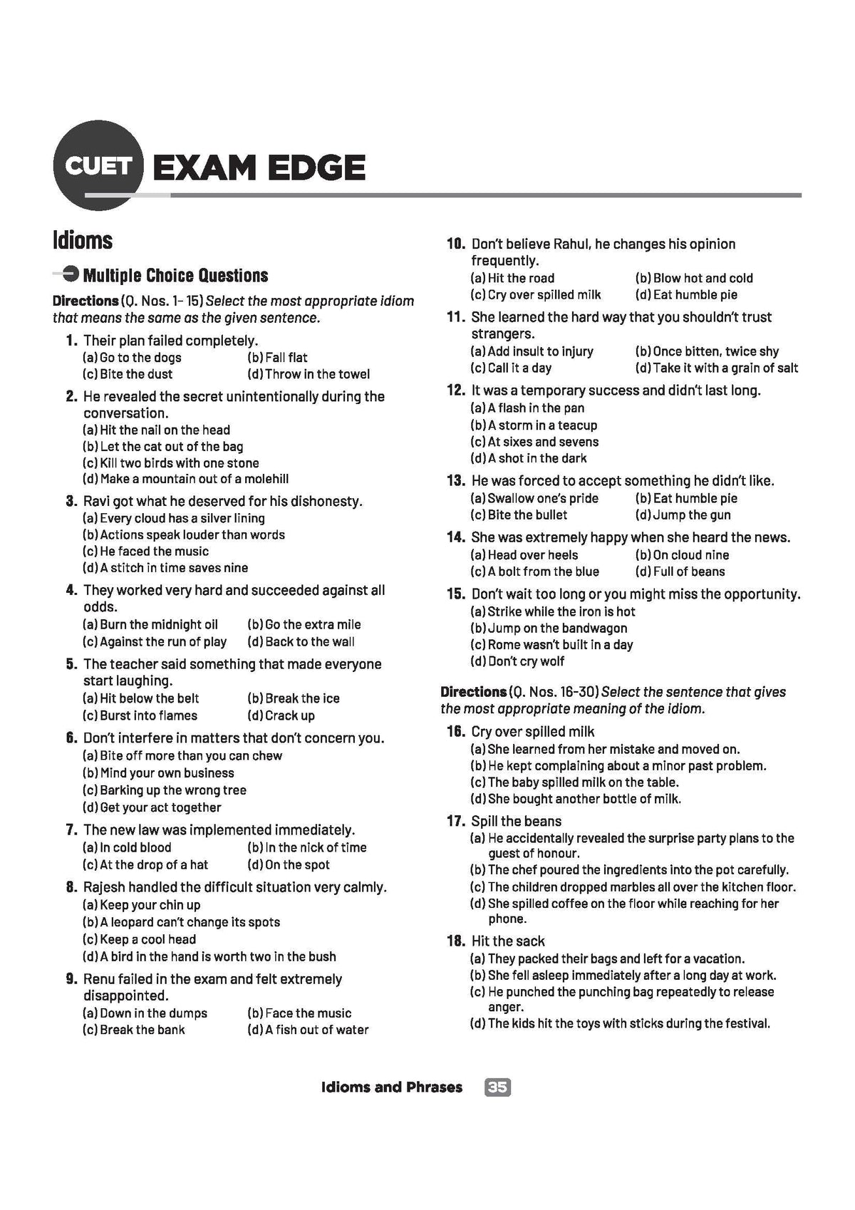 Arihant CUET UG English Language Section I (A) Chapterwise Notes & Question Bank 2026 | 1000+ MCQs | Statement, Underline Word & Matching Type ... Based on Latest NTA Pattern | English Medium