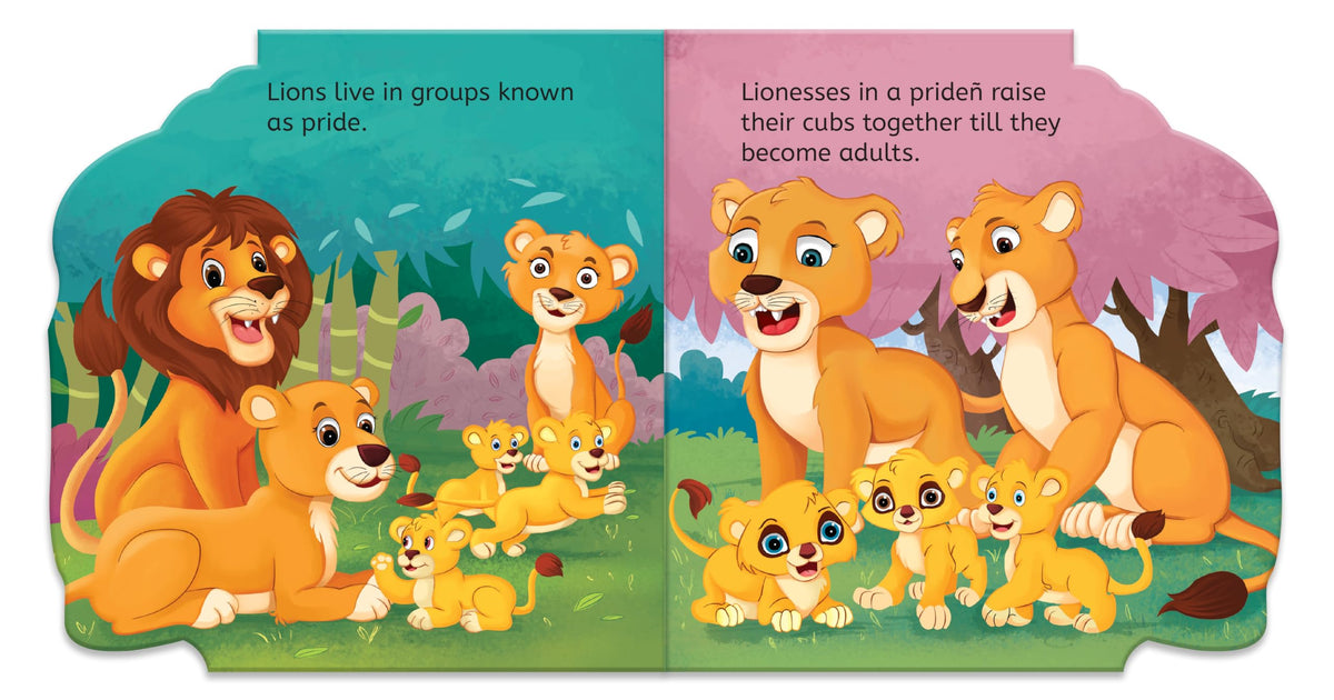 Animals - Shaped Books - Pack of 5