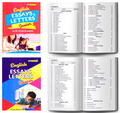 English Essays & Letters Book for Students Junior (For 6th, 7th And 8th Students) & Senior (For 8th, 9th & 10th Students) combo | Essay & Letter ... Composition Book for Middle School Students