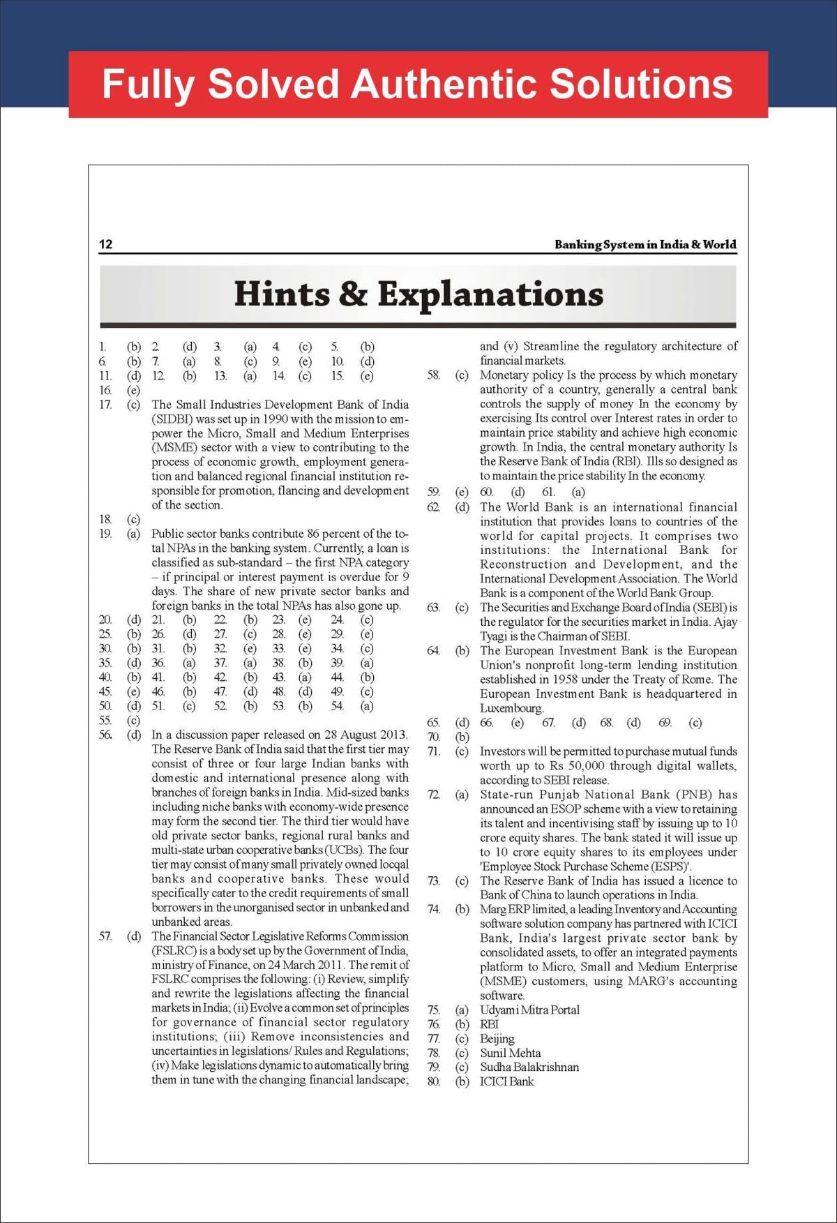Disha 94 Topic-wise General/ Banking/ Economy Awareness Previous Year Question Bank for IBPS/ SBI/ RRB/ RBI Bank Clerk/ PO Prelim & Main Exams (2010 - 2026) 10th Edn | 100% Solved GK PYQs