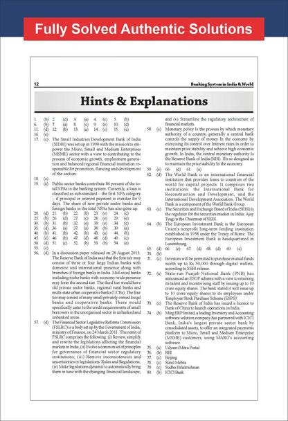 Disha 94 Topic-wise General/ Banking/ Economy Awareness Previous Year Question Bank for IBPS/ SBI/ RRB/ RBI Bank Clerk/ PO Prelim & Main Exams (2010 - 2026) 10th Edn | 100% Solved GK PYQs