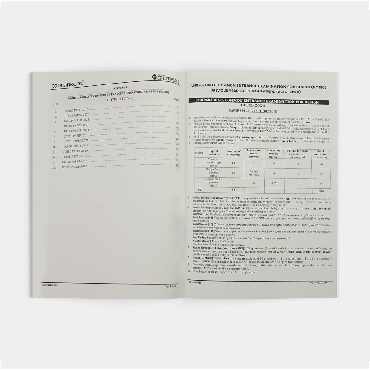 NID, NIFT, and UCEED Past Year Papers (Solved) | Includes 2026 Papers with solution | Complete Study Pack for Top Design Exams