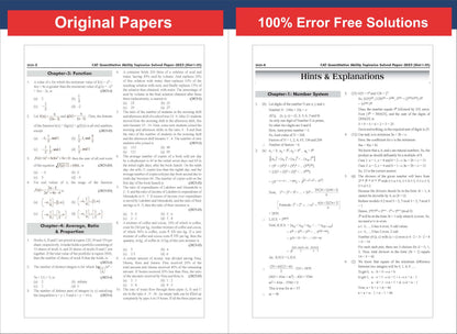 Disha 43 Topic-wise CAT Quantitative Ability (QA) Previous Year Solved Papers (2025 - 1994) 19th edition | Previous Year Questions PYQs for CAT 2026