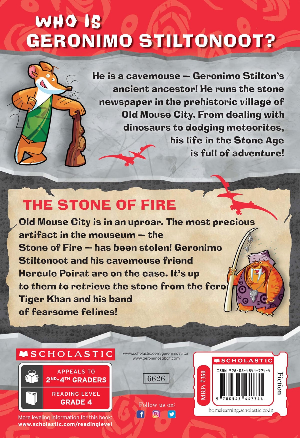GERONIMO STILTON - CAVEMICE#01 THE STONE OF THE FIRE: 1