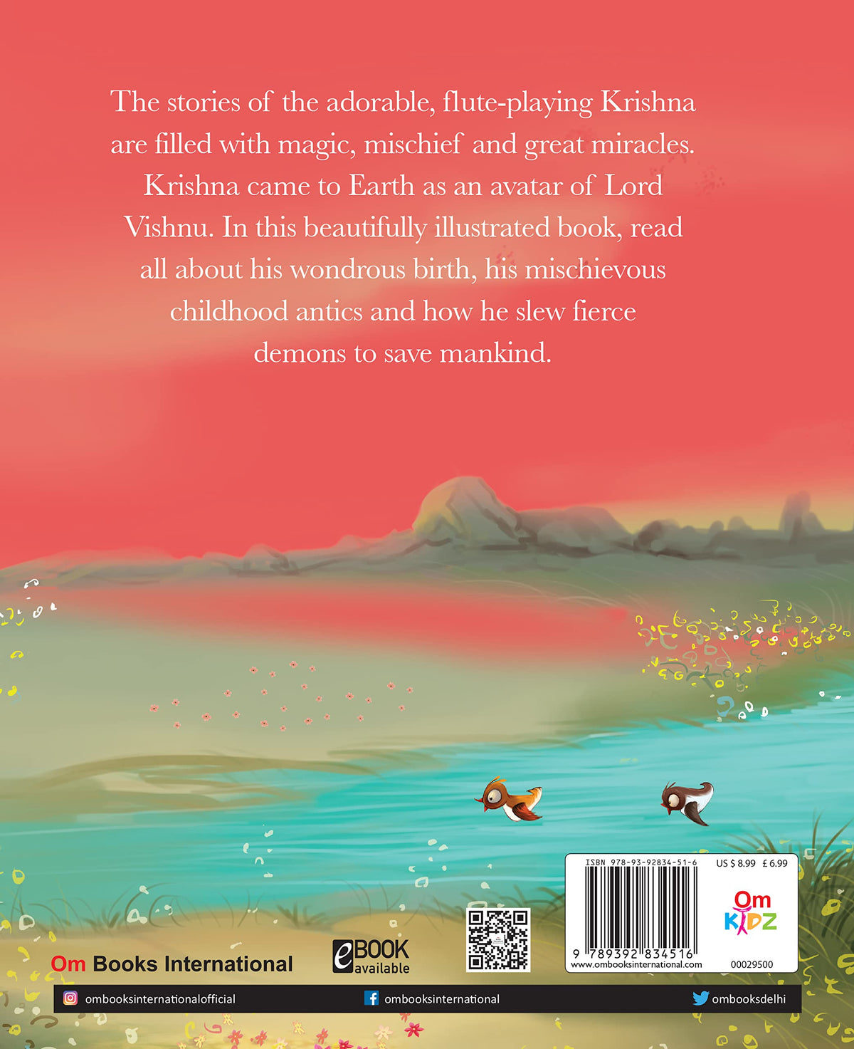 Krishna: Indian Mythology Illustrated Storybook for Children | Adventures Stories of Lord Little Krishna | My First Storybook of the Blue God | Tales from Hindu Mythology | Wisdom, Miracle and Wonder | Prince of Vrindavan