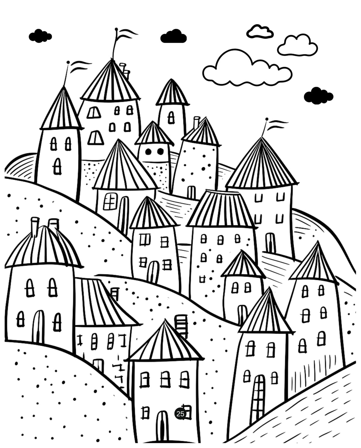 A Doodle Colouring Book of Magical Nature - A Joyful Art for Kids | Coloring Activity Book for Kids | Birthday Gifts for Kids, Boys & Girls, 5, 6, 7, 8 Years