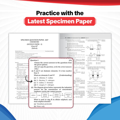 Oswaal ICSE | 10 Sample Question Papers | Class 10 | Chemistry (For 2027 Exam) | Includes–Board Paper 2026 & Specimen 2027 | With On Tips Notes, Mind Maps & Oswaal AI