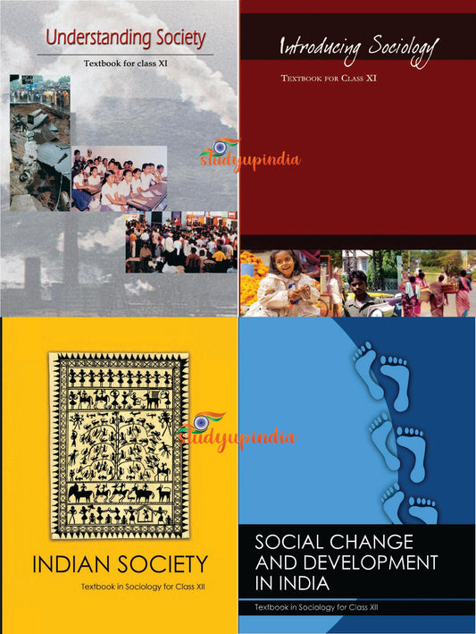 NCERT Sociology Bundle FOR CLASS- 11-12TH English Medium (4 book set) 2025-26 Edition