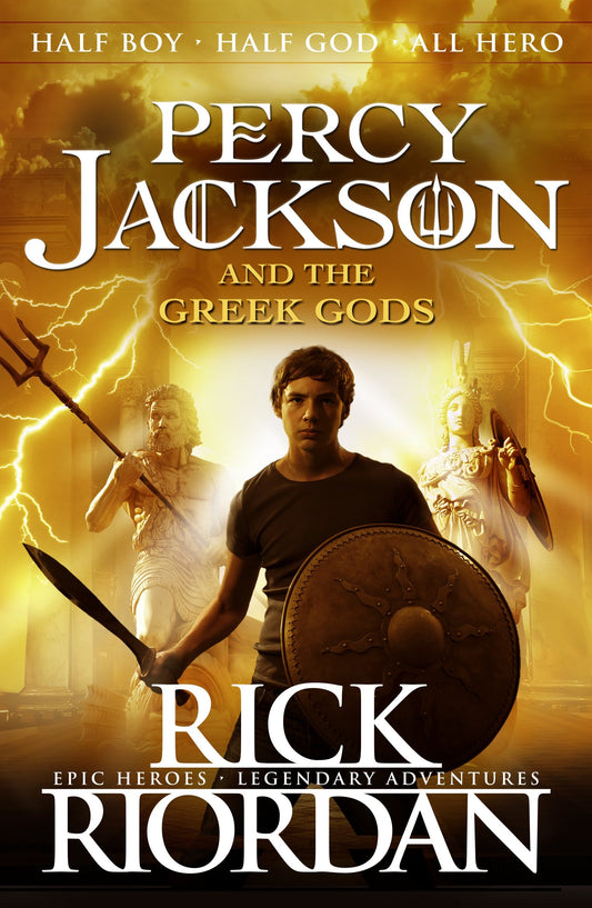 Percy Jackson and the Greek Gods (Percy Jackson’s Greek Myths  1) by Rick Riordan book cover