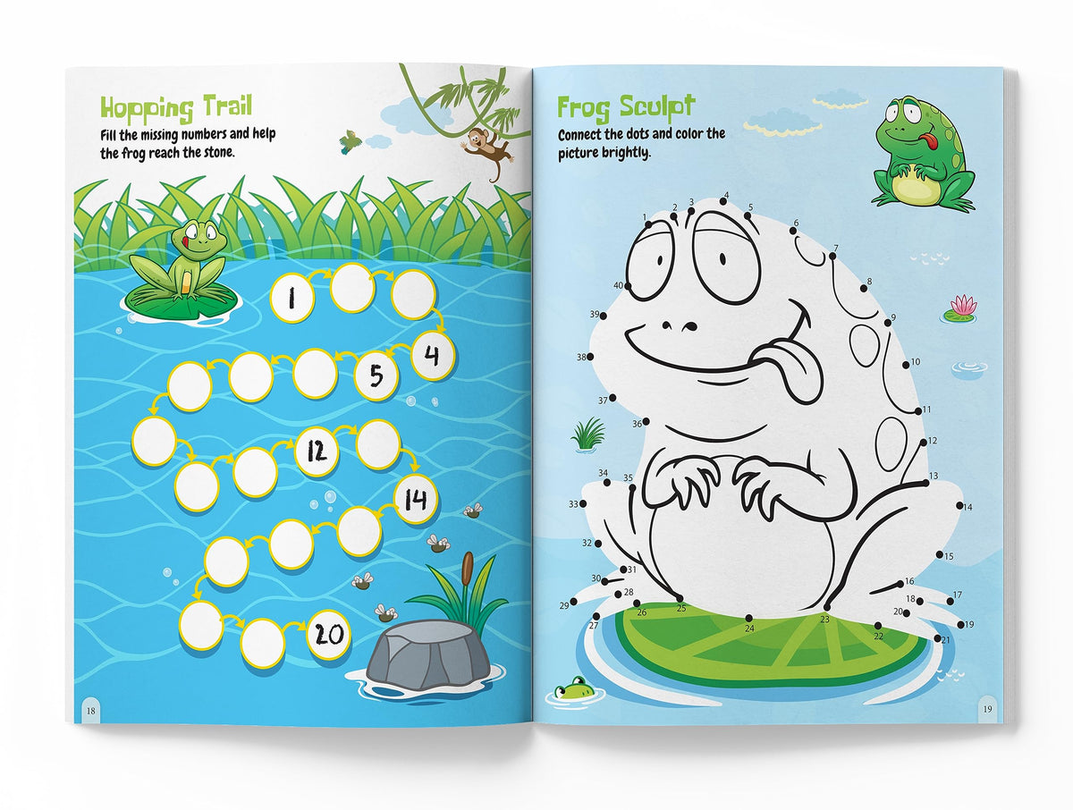 101 Brain Booster Activity Book | Fun Activity Book For Children | Puzzles, Games, Educational Activities | Ages 5 And Up